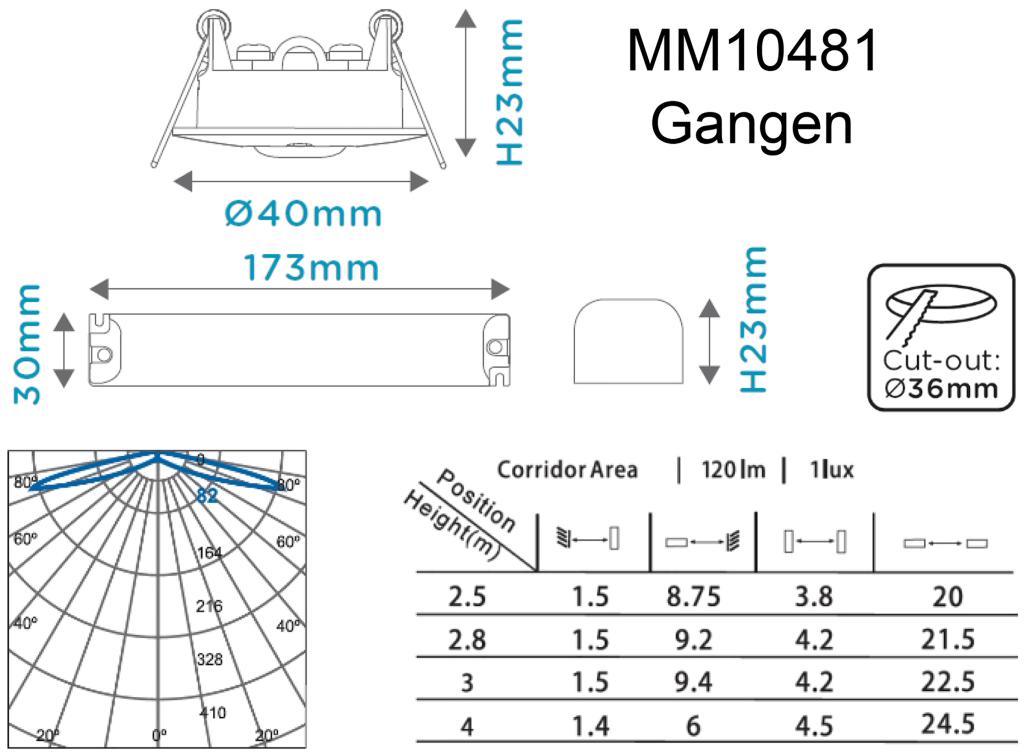MEGAMAN MM10481 TEMPUS | Noodverlichting MM10481