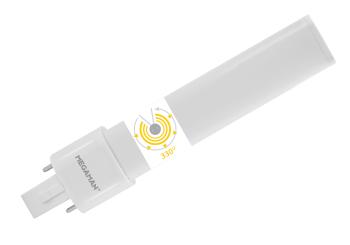 MEGAMAN MM12546 PL-S LED , PLC buis eenkneeps |  fitting  | Energielabel D