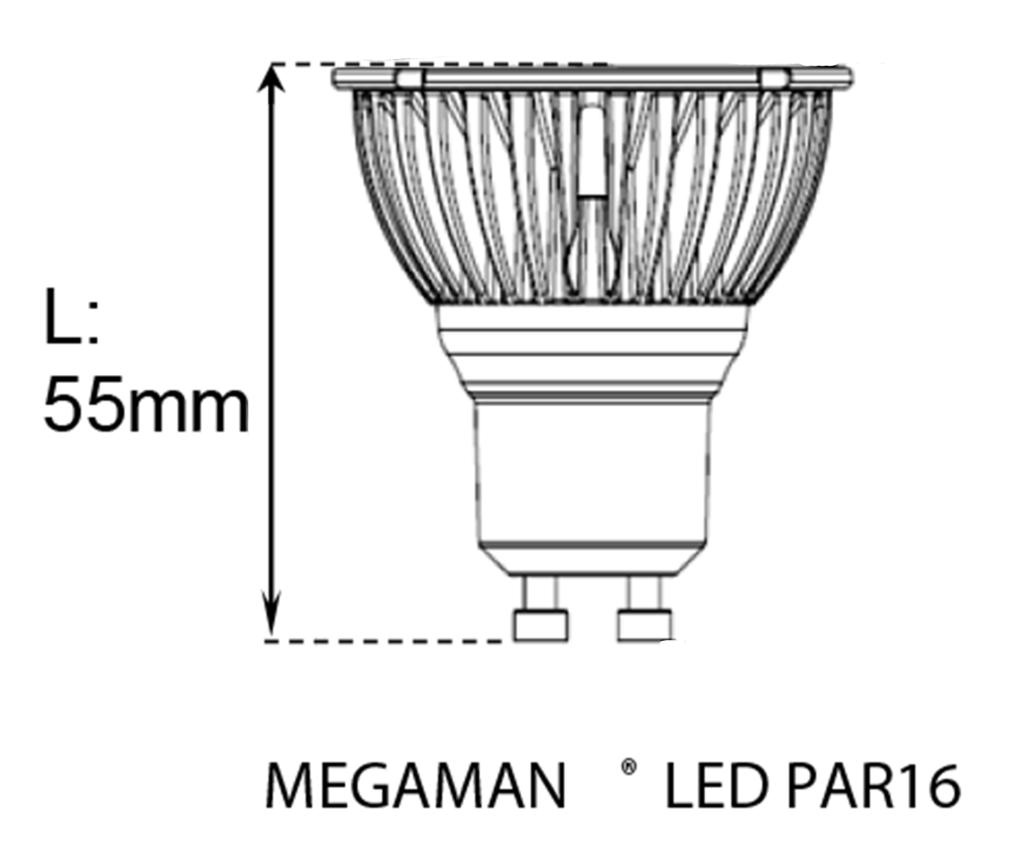 MEGAMAN MM02792 Reflector PAR16  |  fitting MM02792 MEGAMAN MM02792 Reflector PAR16  |  fitting MM02792