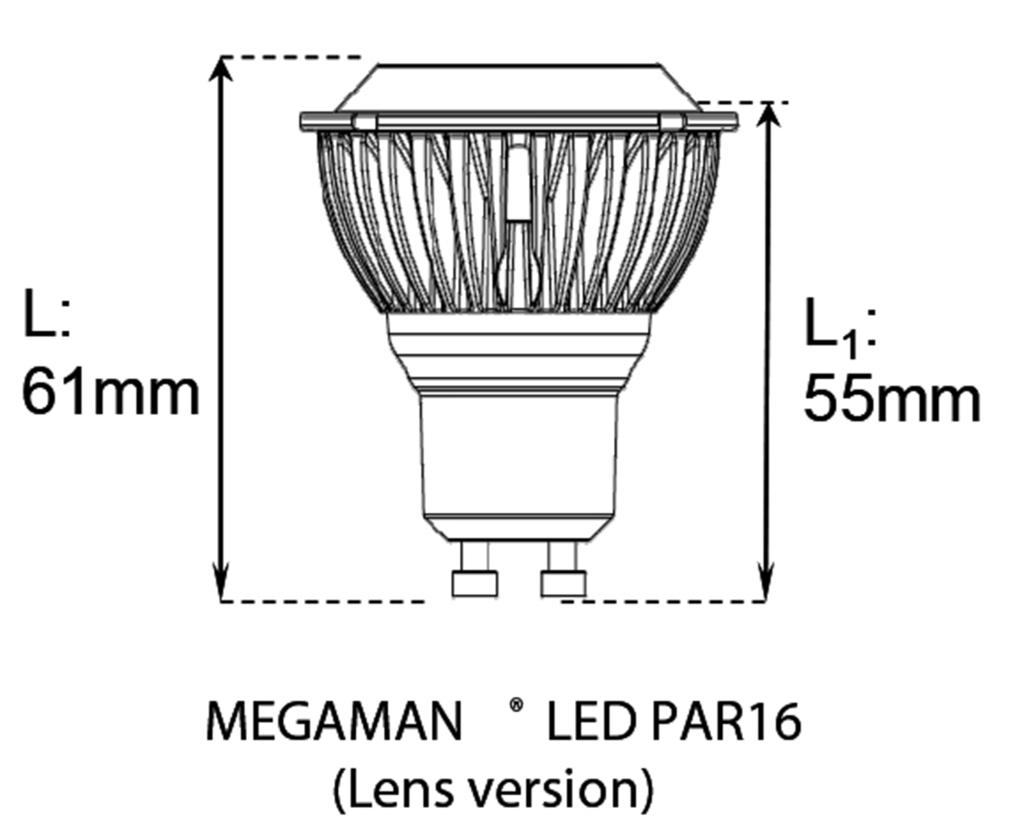 MEGAMAN MM03597 Reflector PAR16 | fitting MM03597 MEGAMAN MM03597 Reflector PAR16 | fitting MM03597