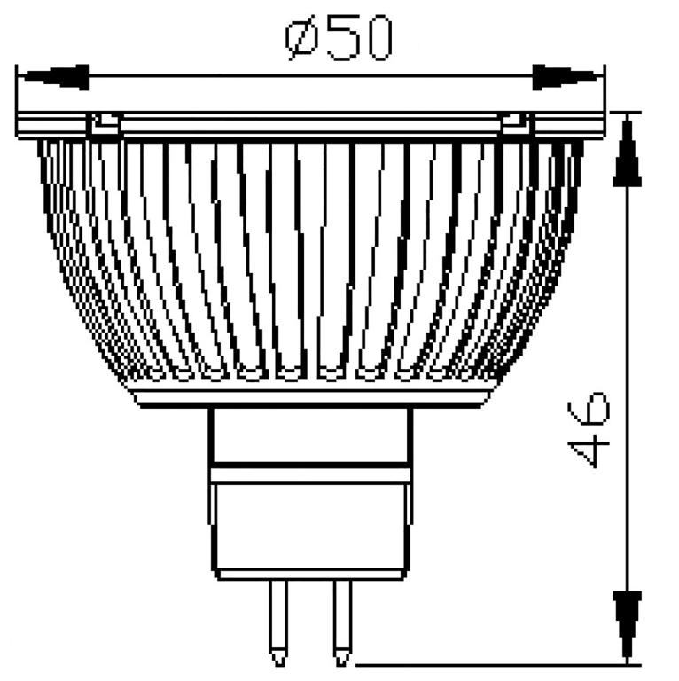 MEGAMAN MM08536 Reflector MR16 | fitting MM08536 MEGAMAN MM08536 Reflector MR16 | fitting MM08536